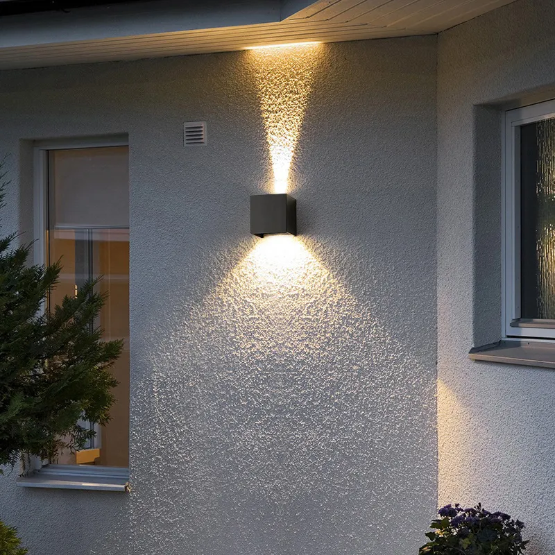 Modern Nordic 6W Waterproof LED Outdoor Wall Light