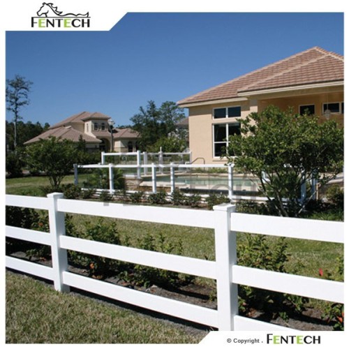 Uv Proof Horse Paddock Fence , Horse Rail Fence