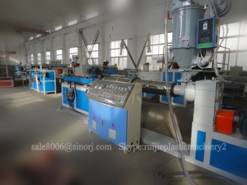 HDPE Single Wall Corrugated Electrical Conduit Pipe Machine