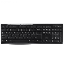 Logitech K270 Full-size Silent Wireless Spill-proof Keyboard with Unifying Receiver for Business