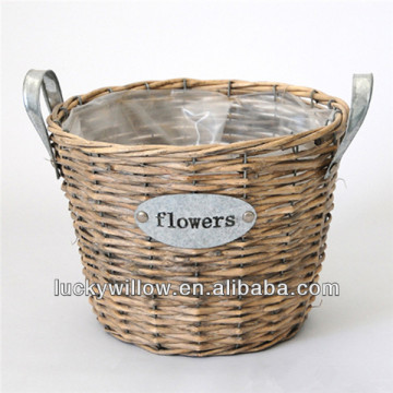 direct supplier collectible wicker waste basket