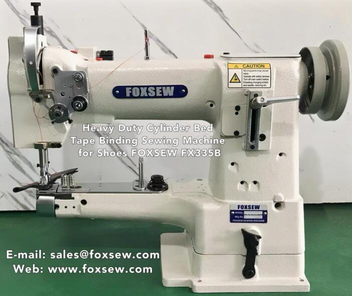 Heavy Duty Cylinder Bed Tape Binding Sewing Machine For Shoes Foxsew Fx335 Jpg