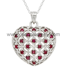 2013 Ebay Fashionable Women's Silver Gemstone Pendants