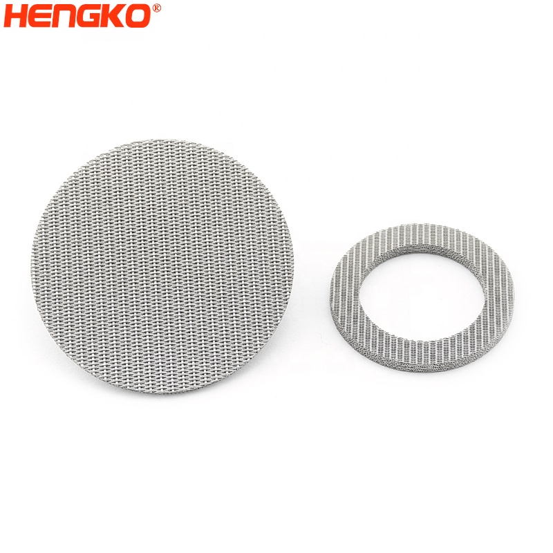 20 100 micron stainless steel wire mesh Round mesh metal filter multi-layer mesh filter screen filter disc