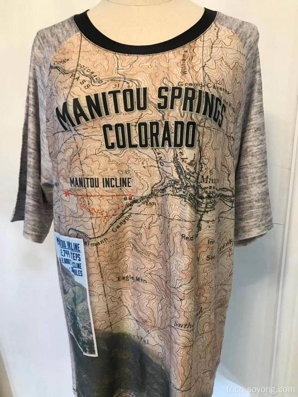 Colorado Manitou Springs T-shirts Manitou Incline pour homme
