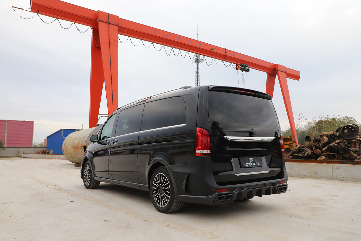 Modify Luxury V Class Carbon Fiber Car Bumpers Body Kits for Mercedes Benz VITO W447 2015-2019