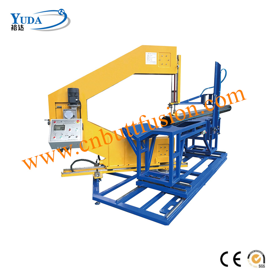 Automatic Thermoplastic Polyethylene/PE/PP Angle Cutting Saws Equipment