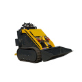 Mini Loader ยืนบน Skid Steer ด้วย Bucket