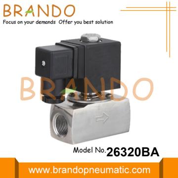 Paslanmaz Çelik Buhar Solenoid Valfi 1/2 &#39;&#39; 3/4 &#39;&#39; 1 &#39;&#39;