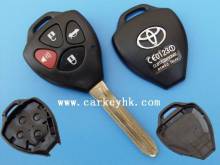 Hot sale Toyota Camry 3+1 buttons remote key shell with toyota remote key case