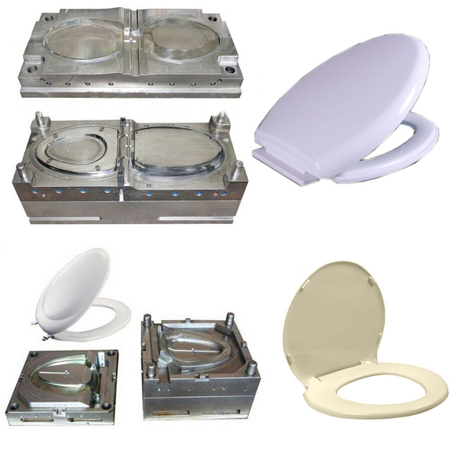 Plastic toilet seat pad cover mould