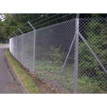 6 foot galvanized used chain link fence