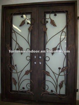 Cheap price Wrought iron door ornament manufacture