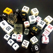 Custom Bello Games Dice & Doubling Cube Set