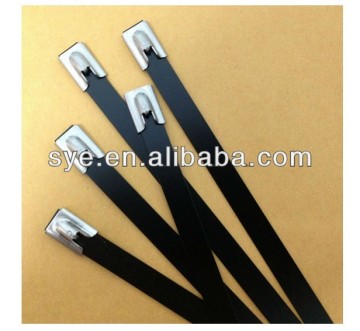 SS316 High Quality Plastic Covered Stainless Steel Cable Ties