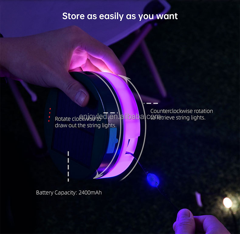 New Arrival Practical Easy Carry Multi Functions Optional LED Light Used For Outdoor Camping Tent Garden for boat yacht forest