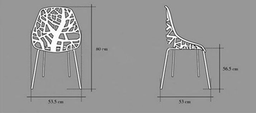 plastic dining chair