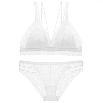 Set di bralette e slip di pizzo per ragazze adolescenti sexy