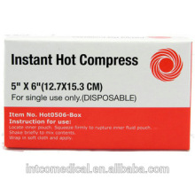 medical instant heating packs relief for sprains made in china