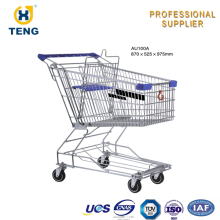 Australia Style 100L Wal-Mart Shopping Trolley With Seat