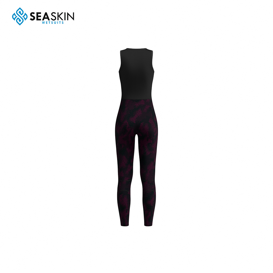 Popular Popular de la piel Long John Neoprene Wetsuit para mujeres