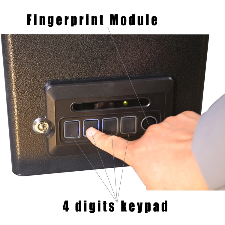 Car Fingerprint Pistol Gun Safe Box Hand Gun Biometric Safe, Quick Access Fingerprint Biometric Pistol Safe/
