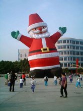 Newest special inflatable santa claus model