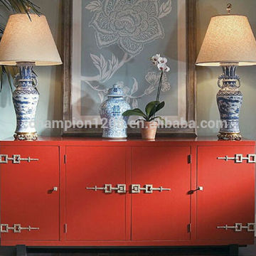 Chinese antique red TV stand