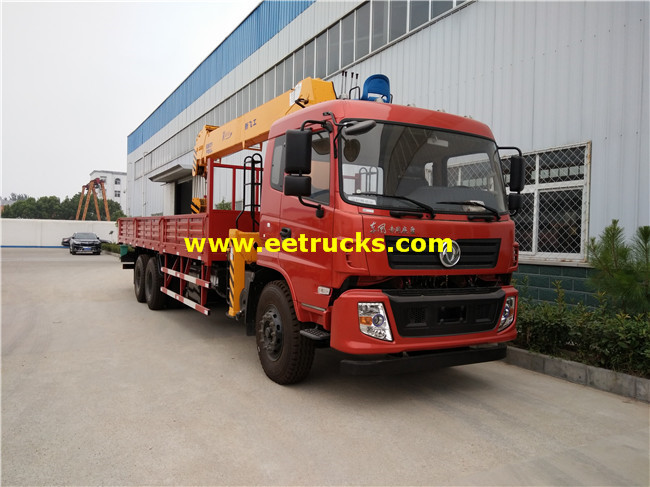 Dongfeng 10 Wheeler 14ton Cranes za lori