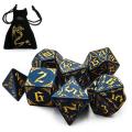 Bescon Giant Fire Muster DND DICE SET 1 Zoll (25 mm), übergroße D &amp; D-Würfel für Dungeons and Dragons Rollenspiele