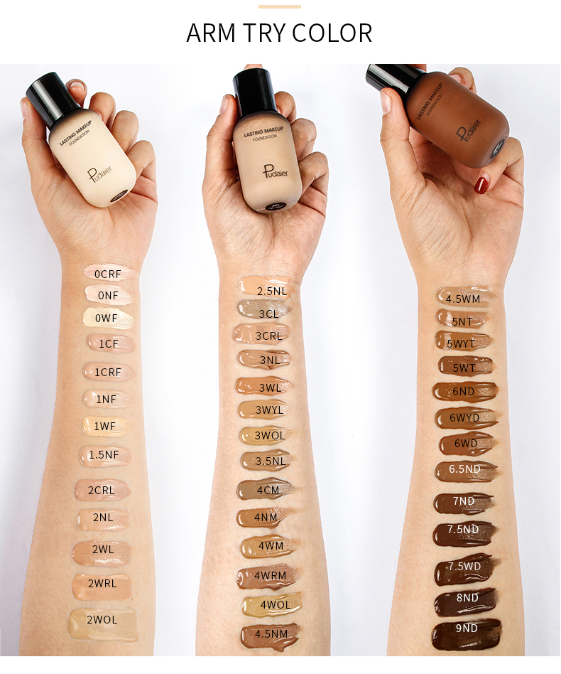 OEM Lasting Makeup Pro Foundation Face & Body Liquid Foundation Lightweight