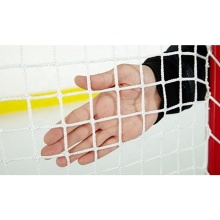 Knotless White Frame Outdoor Sports Ice Hockey and Lacrosse Nets - 3.0mm to 5.0mm