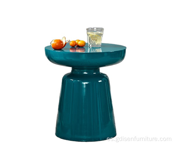 Mesa decorativa de café de martini de fibra de vidrio moderno