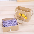 Recycled Kraft Paper Drawer Gift Box Rope Handle
