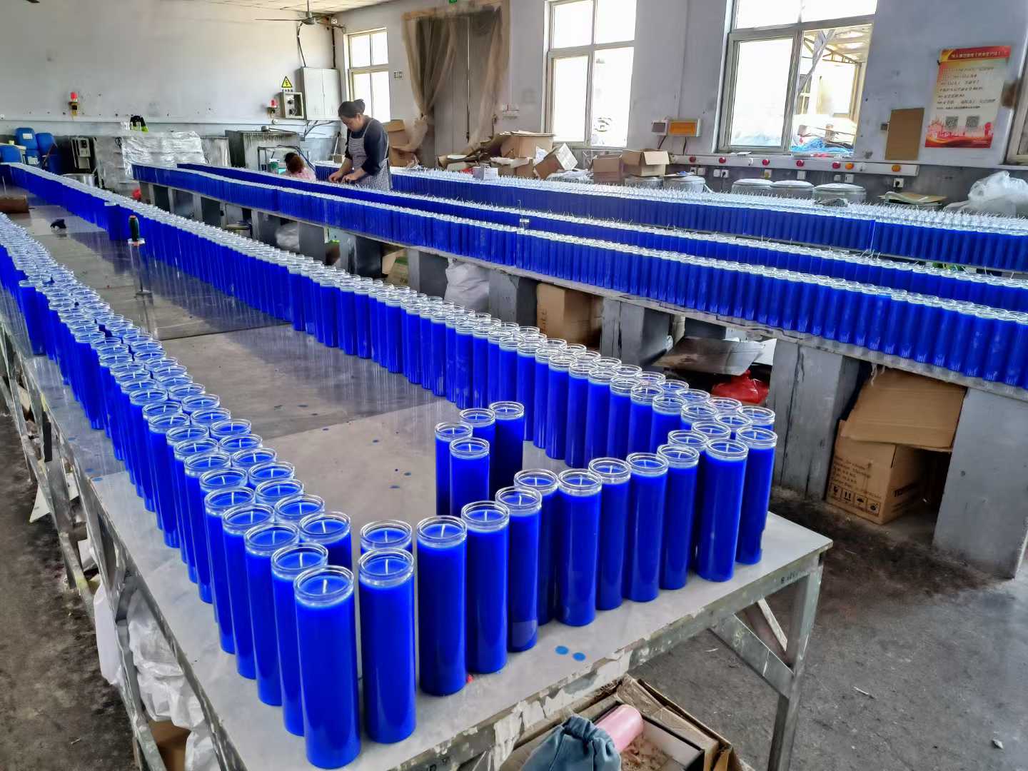 Мульты -колер 8 цаляў Рэлігійныя свечкі свечкі свечкі