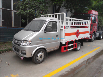 Small 4x2 Liquefied Gas Cylinder Transport Truck