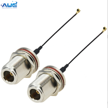 UFL to N-Type N Female Bulkhead to IPEX UFL Extension Cable Assembly