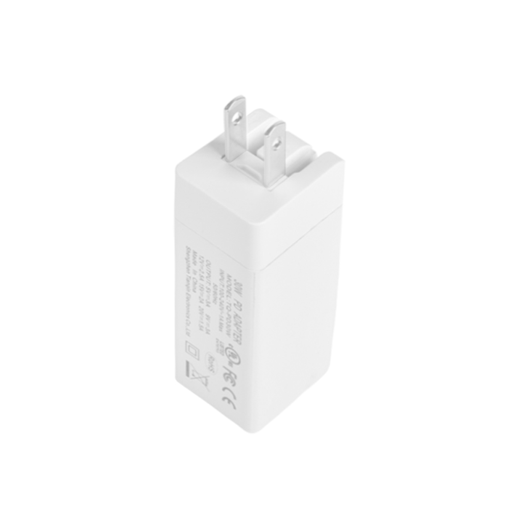 PD 30w wall charger TYPE C and A output ports 5v 9v 3a 12v 2.5a 15v 2a 20v 1.5a for mobile phone QC 3.0 fast charger