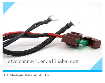 customized waterproof fuse holder wire harness