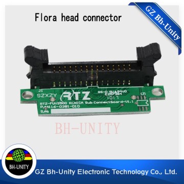 inkjet printer flora head connector /head transfer connector /capping board for konica printer