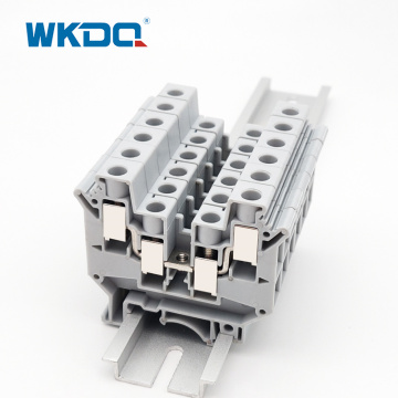 Skru Din Rail Blok Terminal Dua Lapisan