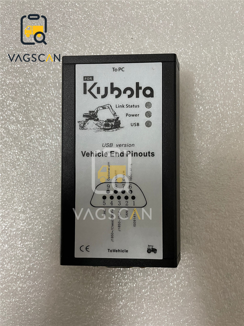 For KUBOTA DIAGNOSTIC KIT (PYTHON) kubota diagnostic software kubota diagmaster with Python interface with CF-19 laptop Full Set