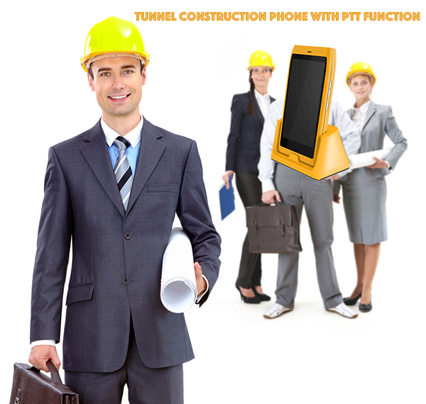 Tunnel construction Phone With PTT 