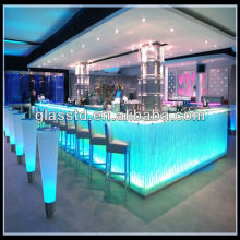 Luxury bar counter design,bar top with LED