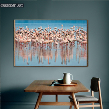 A Herd of Red-Crowned Cranes Canvas Print