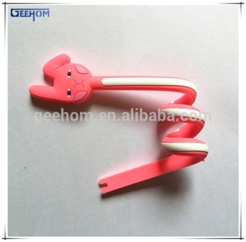 2015 hot pvc earphone winder cable tidy cable winder