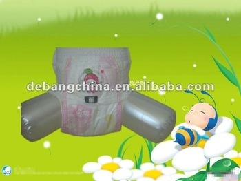 Leg cuff and elastic baby diapers