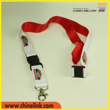 2Sides Heat Transfer Printing Promotional Lanyard, ID holder