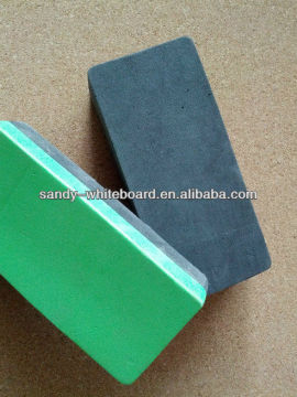 Magnetic whiteboard eraser shaped erasers