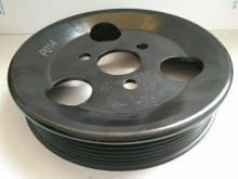 Engine steering pump pulley